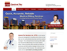 Tablet Screenshot of centraltecservices.com